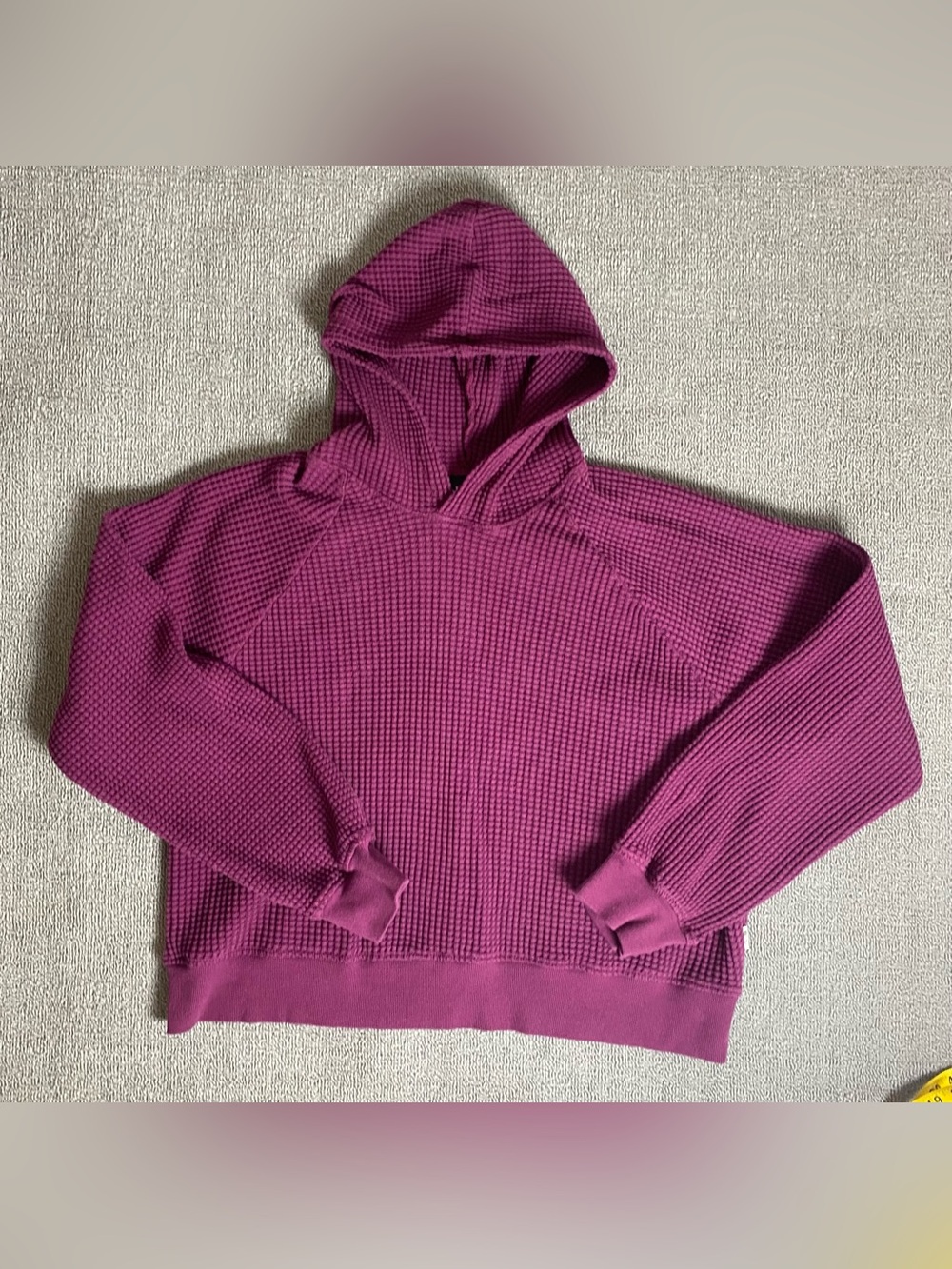 The North Face Hooded Waffle-Knit Sweater- Outdoor Camping Hiking Campcore Cozy